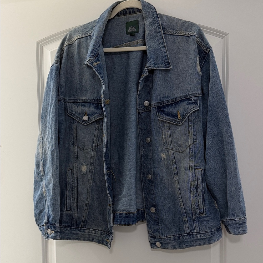 Wild Fable Distressed Denim Jacket
